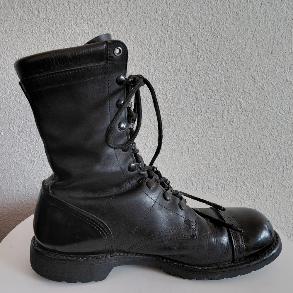 Corcoran Boots Cap Toe Military Combat Paratrooper Jumper Vintage USA.